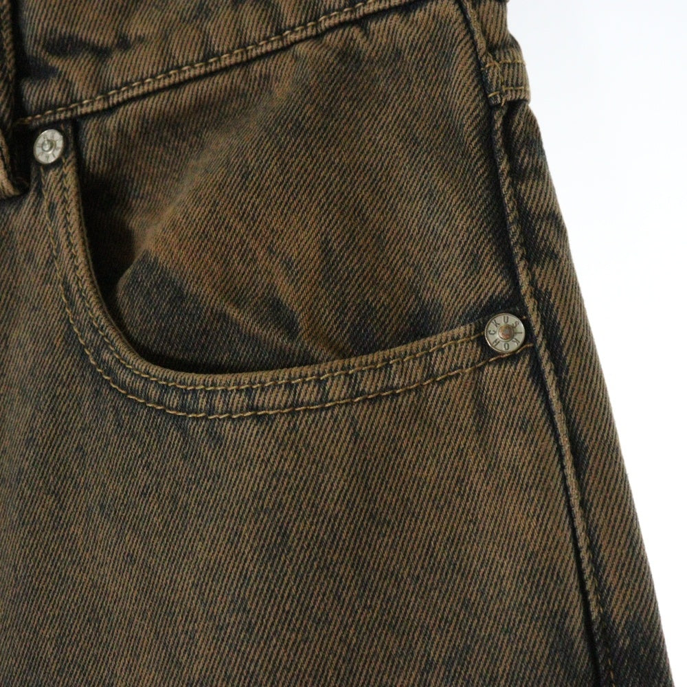 KUSIKOHC(クシコック) 24AW WORKWEAR MULTI RIVET DENIM ワークウェアマルチリベットデニムパンツ ブラウン KUF4MT12BP-TE427