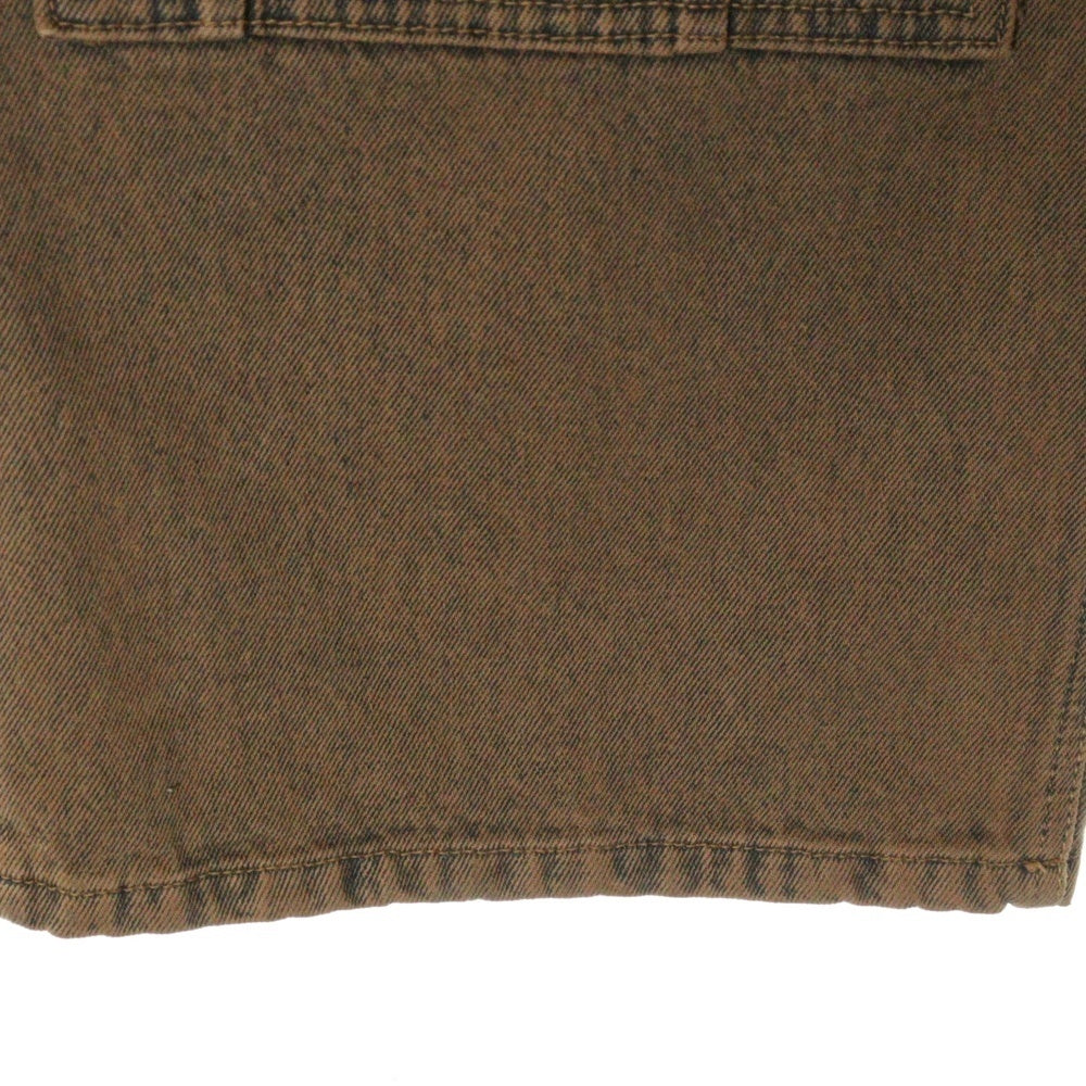 KUSIKOHC(クシコック) 24AW WORKWEAR MULTI RIVET DENIM ワークウェアマルチリベットデニムパンツ ブラウン KUF4MT12BP-TE427