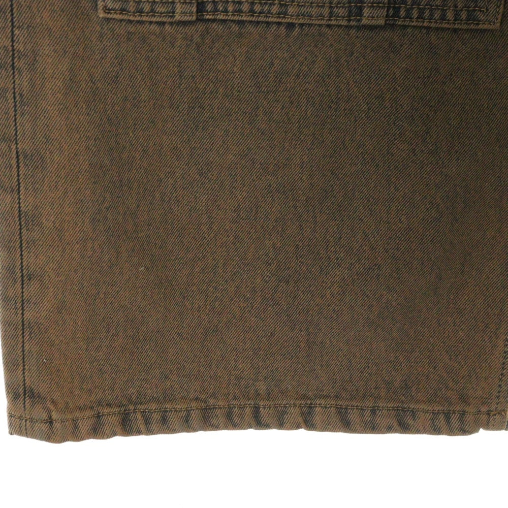 KUSIKOHC(クシコック) 24AW WORKWEAR MULTI RIVET DENIM ワークウェアマルチリベットデニムパンツ ブラウン KUF4MT12BP-TE427