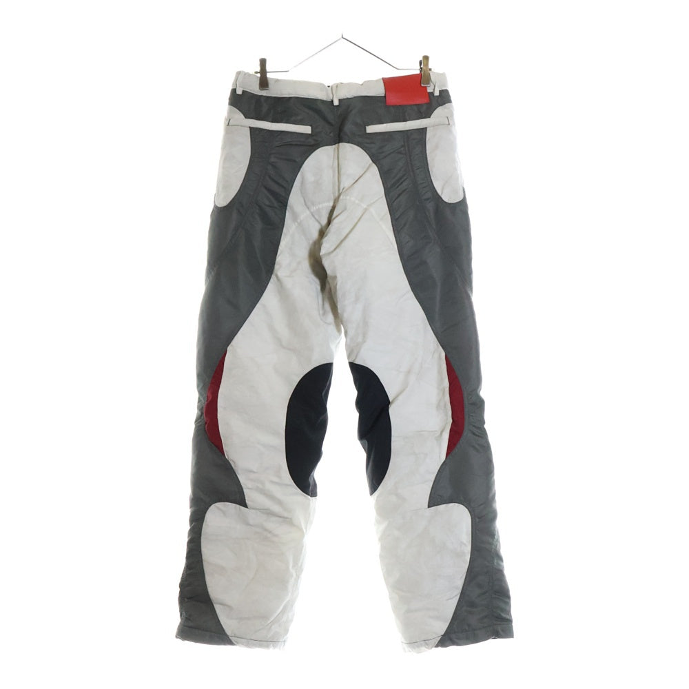 KUSIKOHC(クシコック) 24AW RIDER PANTS ライダーデザインパテッドパンツ ホワイト/グレー KUF4MT10AP-T1374