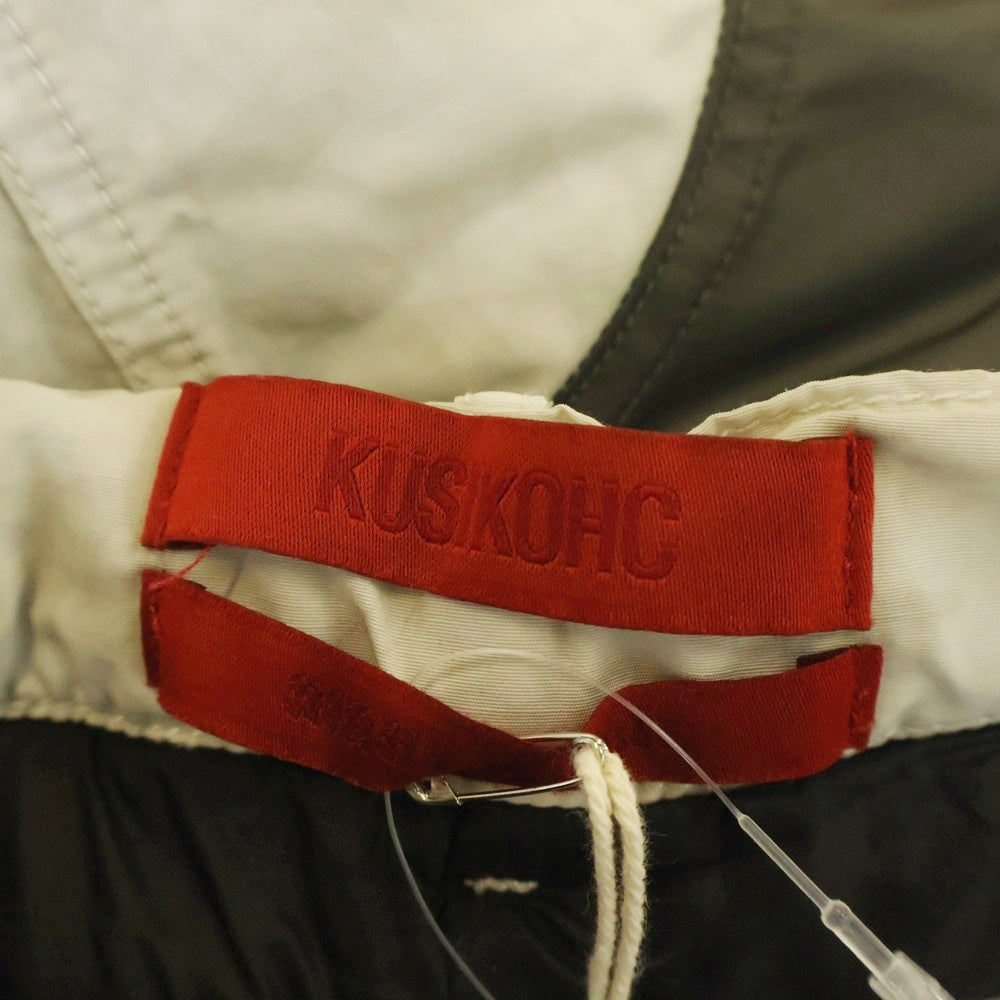 KUSIKOHC(クシコック) 24AW RIDER PANTS ライダーデザインパテッドパンツ ホワイト/グレー KUF4MT10AP-T1374