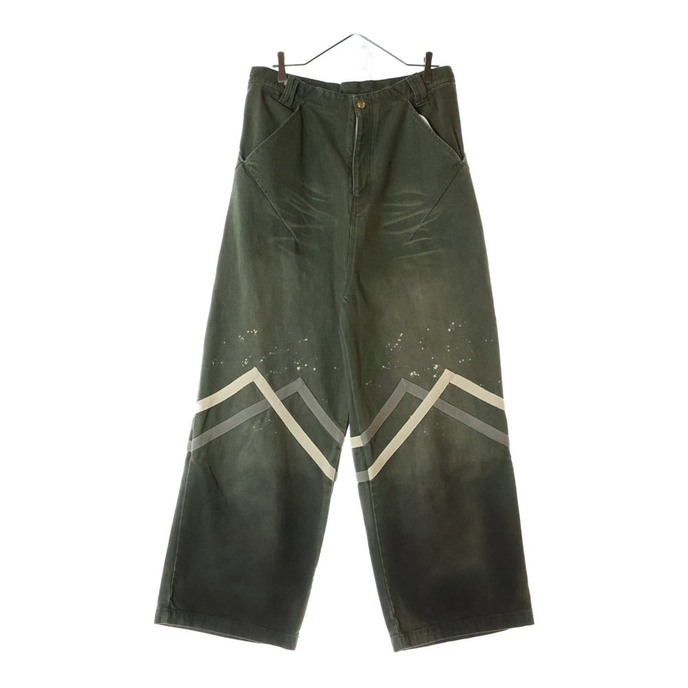 NAMESAKE(ナメサケ) 25SS MARSELLES WASHED DENIM PANTS マルセイユウォッシュドデニムパンツ カーキ N3-SS25-JUICE-PT-02-CG