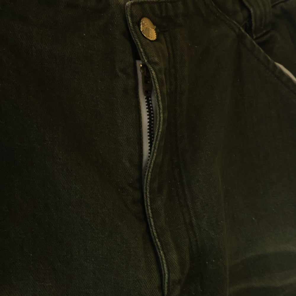 NAMESAKE(ナメサケ) 25SS MARSELLES WASHED DENIM PANTS マルセイユウォッシュドデニムパンツ カーキ N3-SS25-JUICE-PT-02-CG