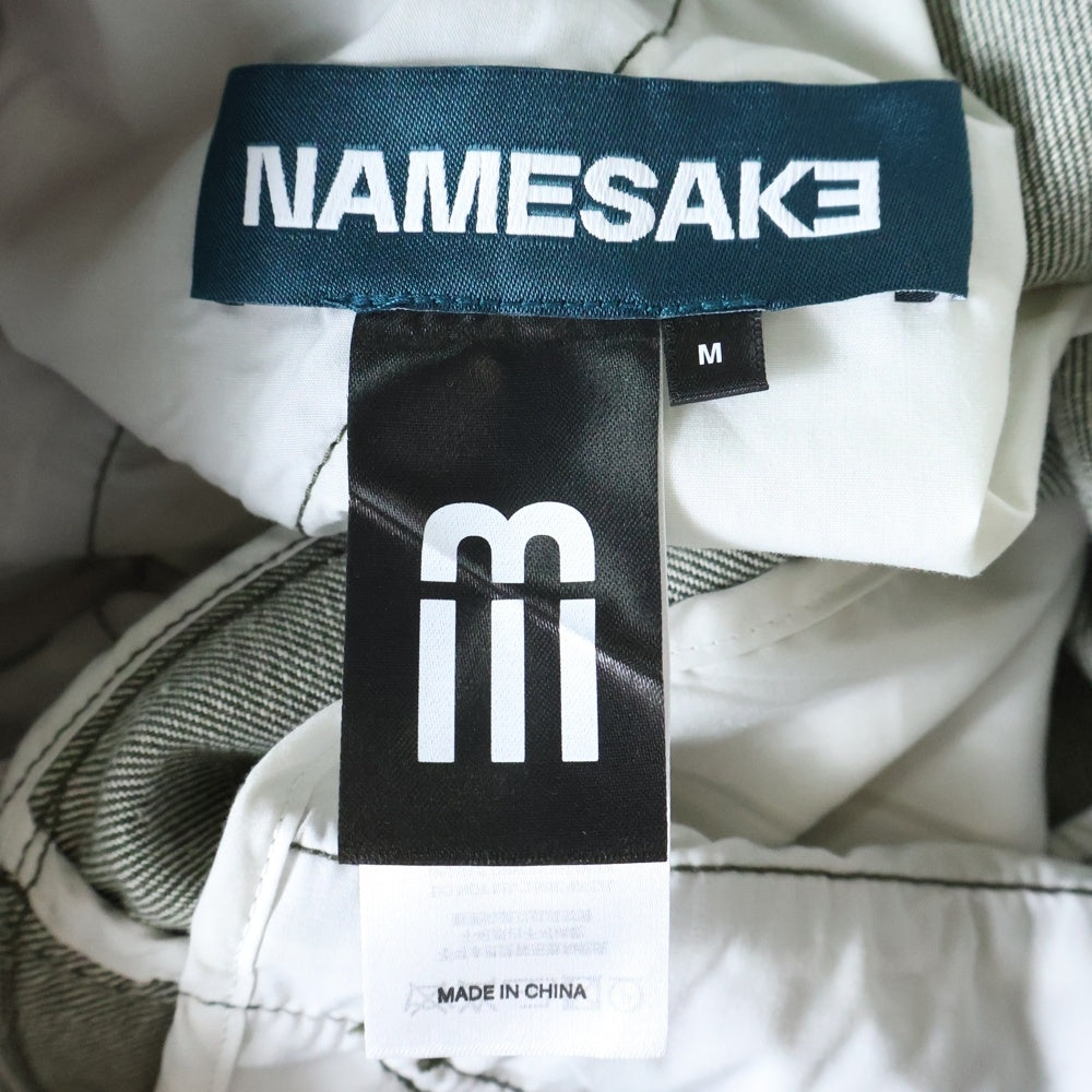 NAMESAKE(ナメサケ) 25SS MARSELLES WASHED DENIM PANTS マルセイユウォッシュドデニムパンツ カーキ N3-SS25-JUICE-PT-02-CG