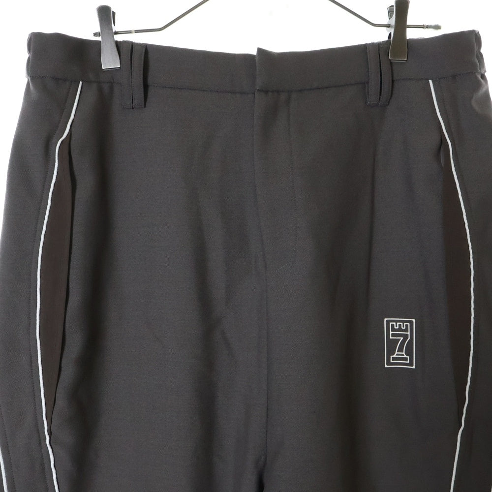 NAMESAKE(ナメサケ) 25SS ZO FORMAL TRACK PANTS フォーマルパイピングトラックパンツ ブラウン N3-SS25-JUICE-PT-01-SB