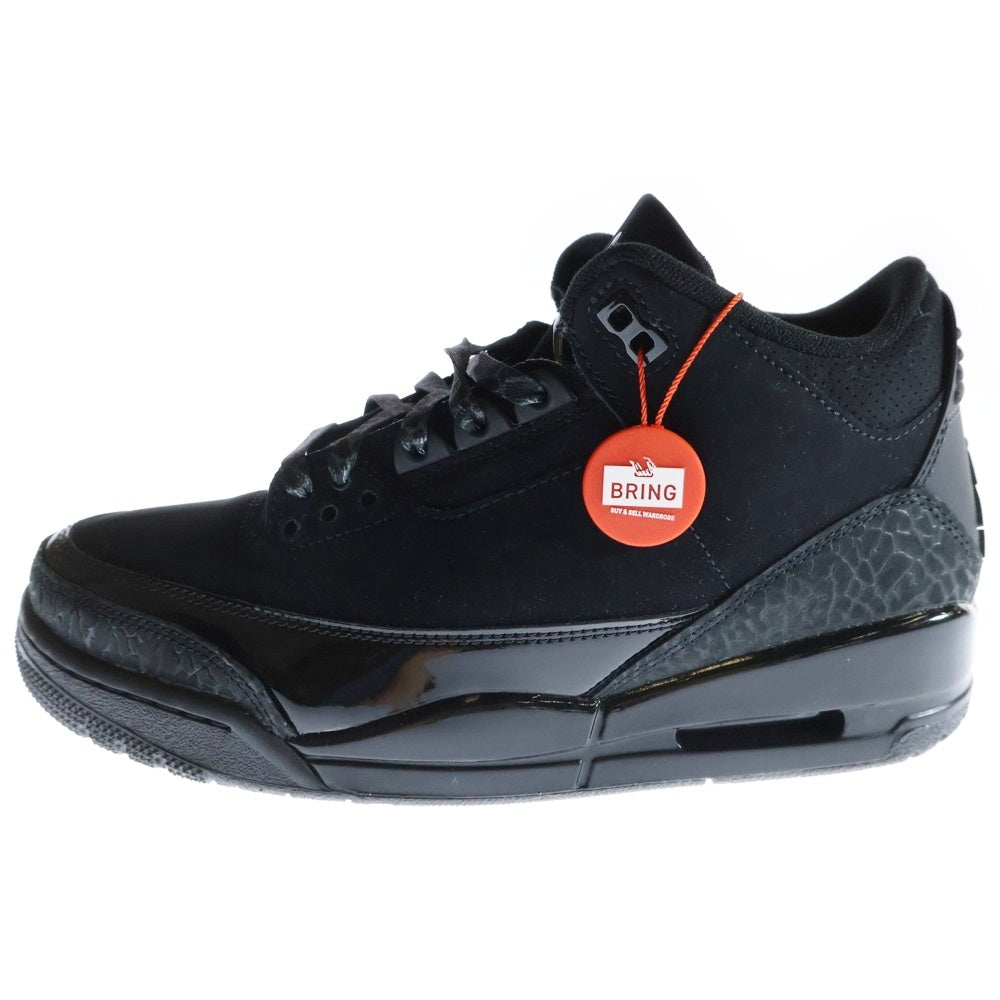 NIKE(ナイキ) AIR JORDAN 3 RETRO BLACK CAT エアジョーダン3 CT8532-001 レトロ ブラックキャット ハイカットスニーカー シューズ ブラック US9/27.0cm