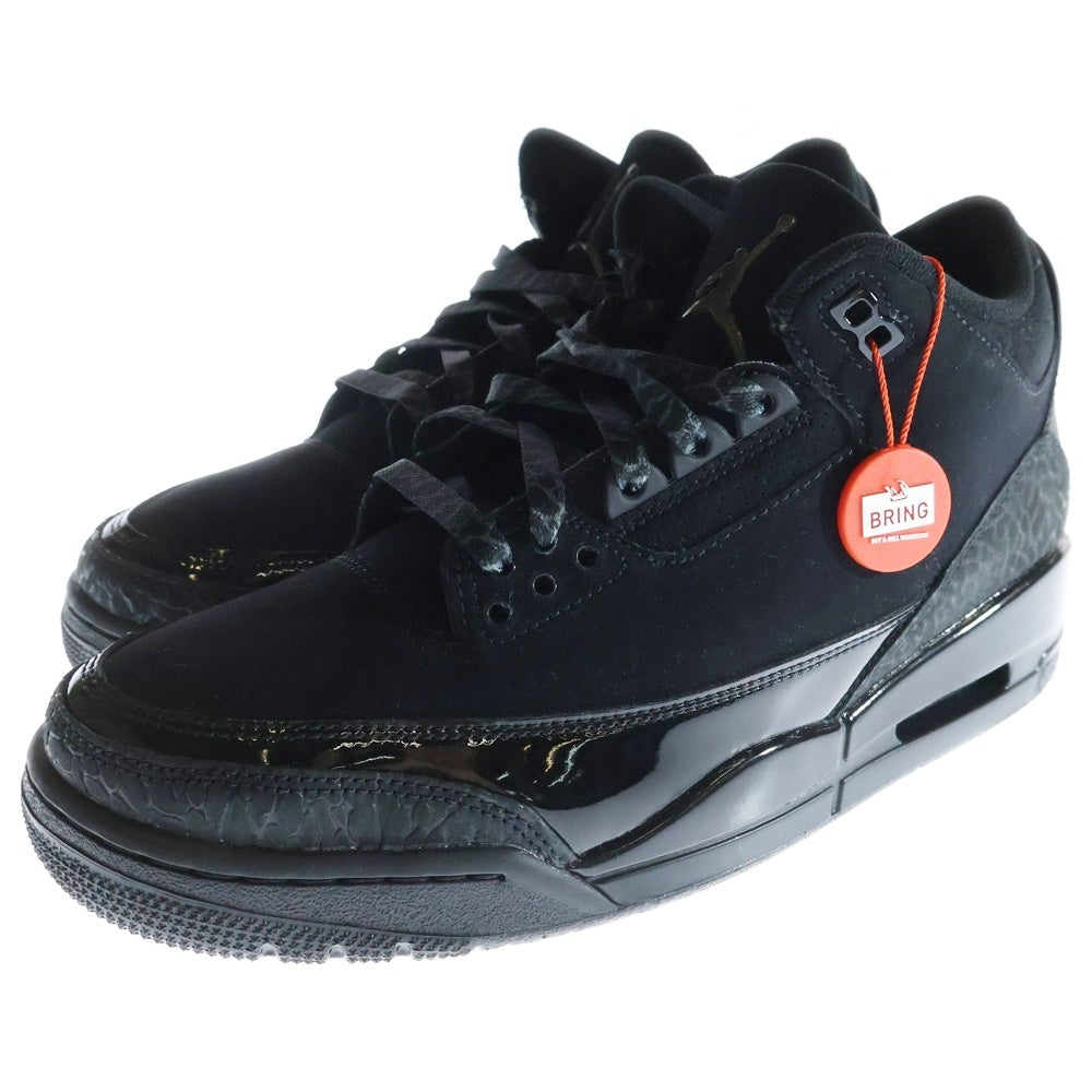 NIKE(ナイキ) AIR JORDAN 3 RETRO BLACK CAT エアジョーダン3 CT8532-001 レトロ ブラックキャット ハイカットスニーカー シューズ ブラック US9/27.0cm