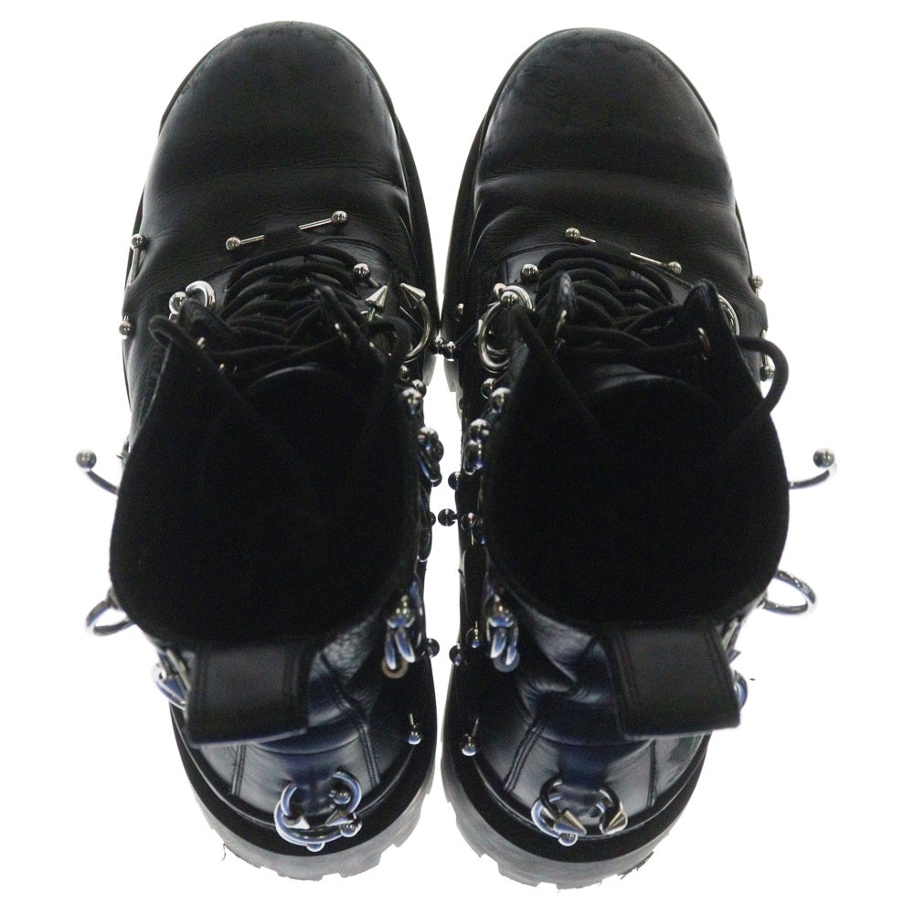 BALENCIAGA(バレンシアガ) STRIKE 20MM ストライクピアーシングレザーブーツ 763495 ブラック