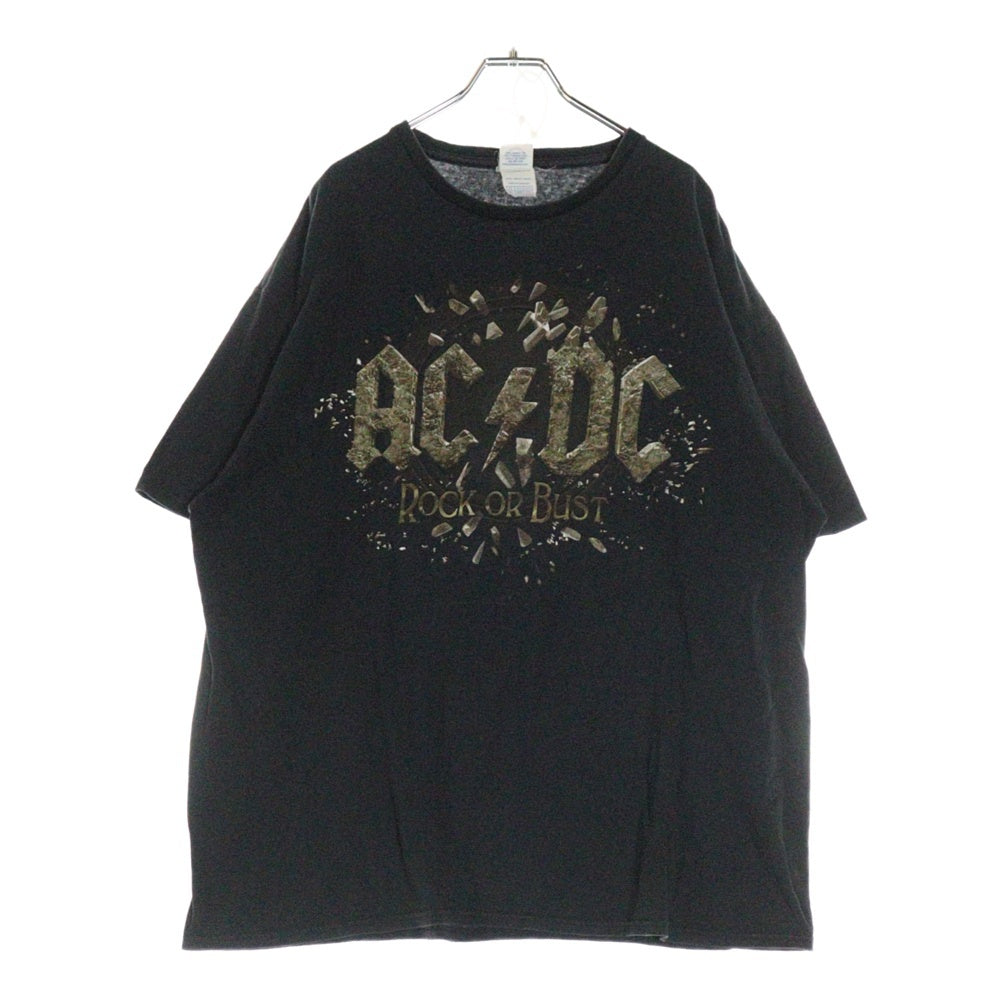 VINTAGE(ヴィンテージ) 00s ACDC バンドプリント 半袖Tシャツ カットソー ブラック
