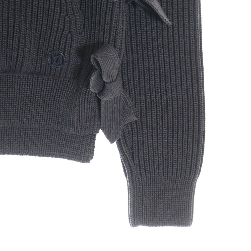 LOUIS VUITTON(ルイヴィトン) 20SS カッティングデザインニットベストパーカー RM201 TYO HIN98W チャコールグレー
