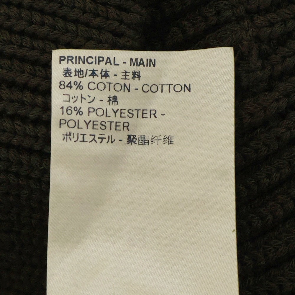 LOUIS VUITTON(ルイヴィトン) 20SS カッティングデザインニットベストパーカー RM201 TYO HIN98W チャコールグレー