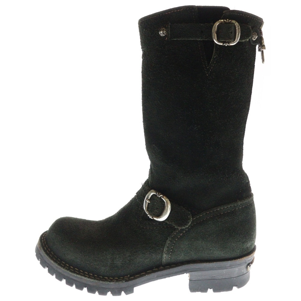CHROME HEARTS(クロムハーツ) ×WESCO BOSS ウエスコ ボス スエードエンジニアブーツ ブラック 8D