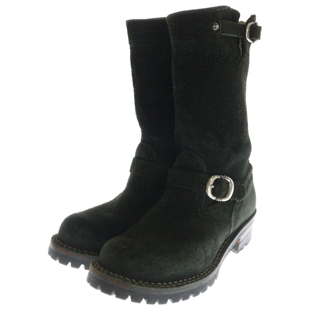 CHROME HEARTS(クロムハーツ) ×WESCO BOSS ウエスコ ボス スエードエンジニアブーツ ブラック 8D
