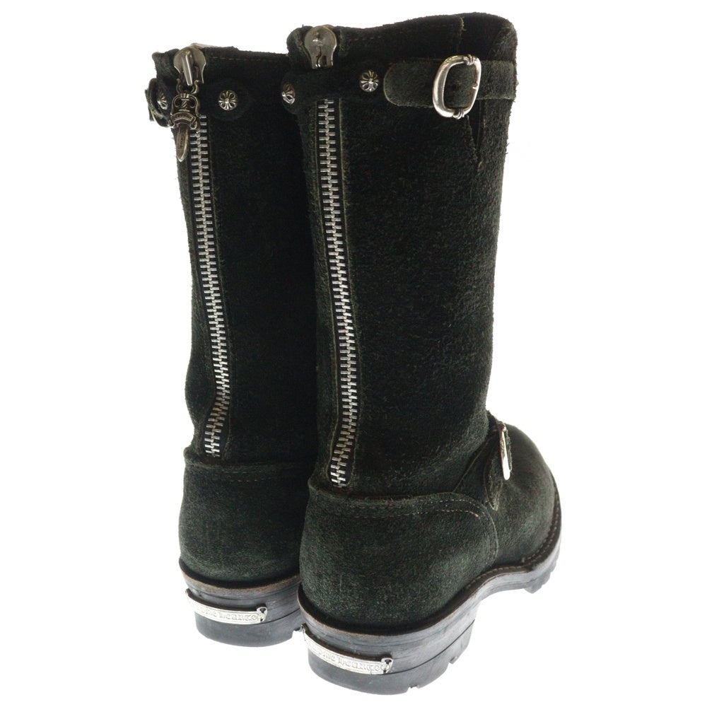 CHROME HEARTS(クロムハーツ) ×WESCO BOSS ウエスコ ボス スエードエンジニアブーツ ブラック 8D