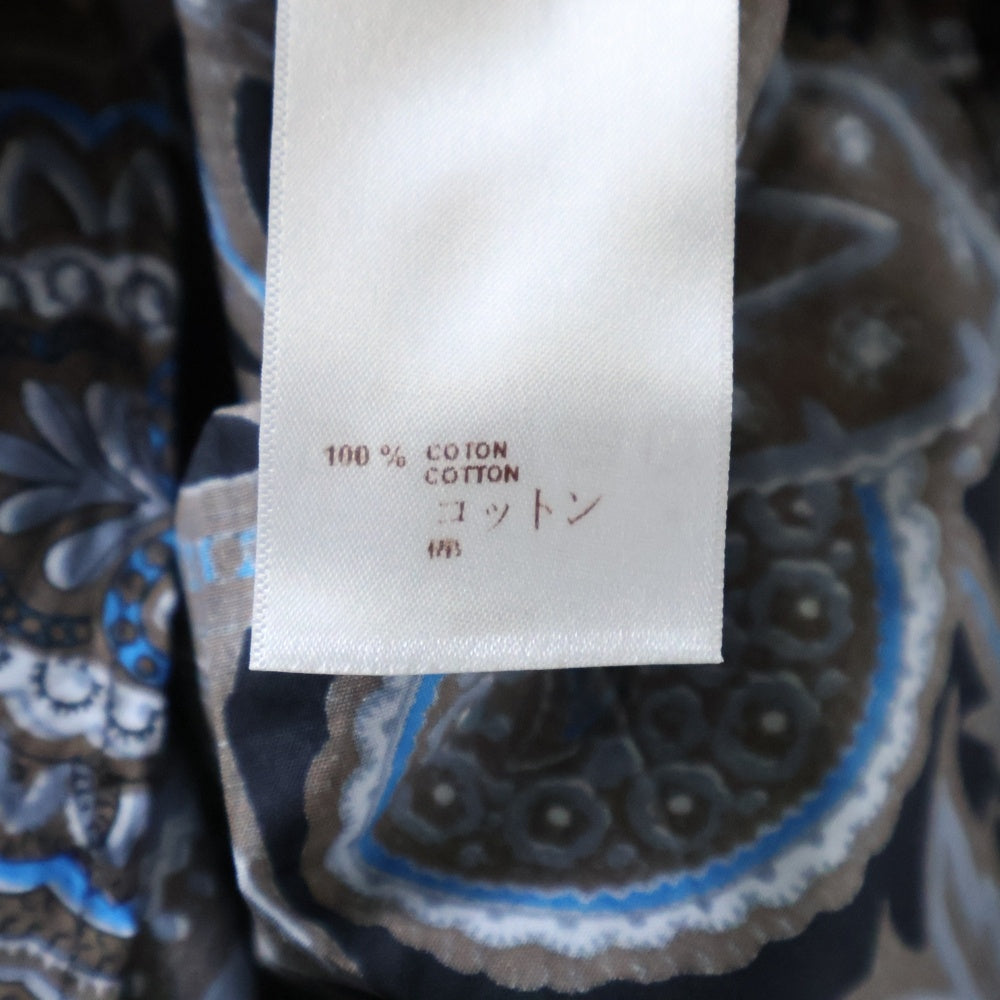LOUIS VUITTON(ルイヴィトン) 13AW RM132M H4SH10BUV 長袖柄シャツ コットン ブラック/ブラウン