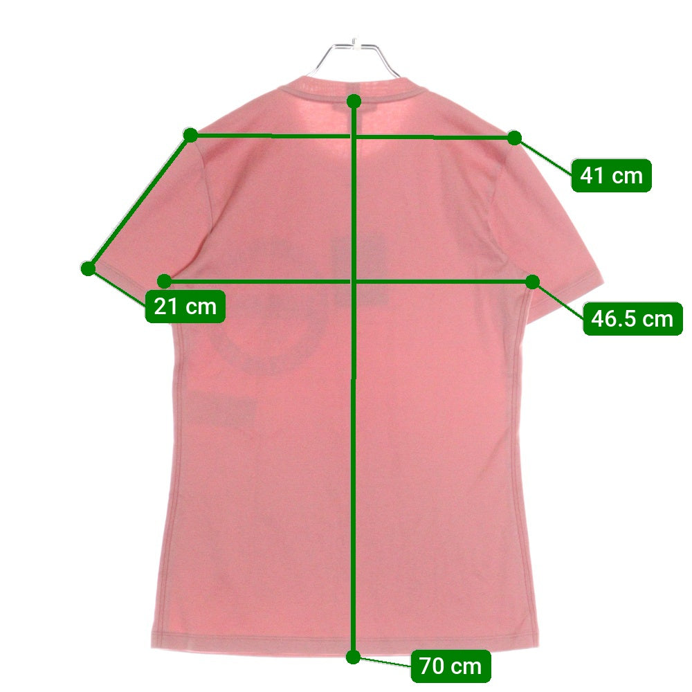 LOUIS VUITTON(ルイヴィトン) 18AW LV Stamp Tee RW182W DMF FFTS03 LV スタンプ 半袖Tシャツ カットソー ピンク