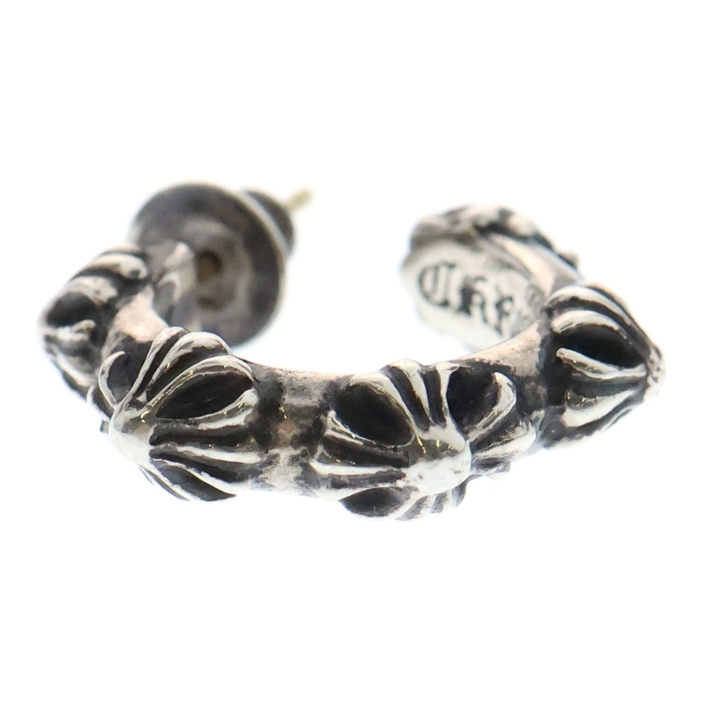CHROME HEARTS(クロムハーツ) HOOP CROSS クロスバンド フープピアス シルバー BCA100