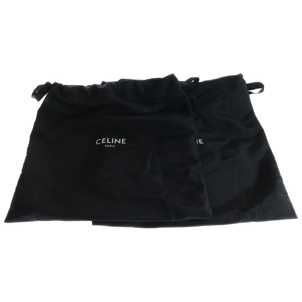CELINE(セリーヌ) カマルグ チェーンサイドゴアヒールブーツ MG0262 ブラック