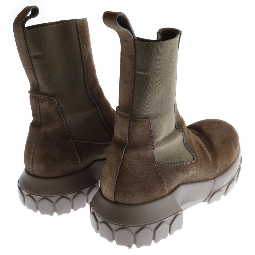 Rick Owens(リックオウエンス) BEATLE BOGUN BOOTS ビートル ジョイント サイドゴアブーツ ブラウン