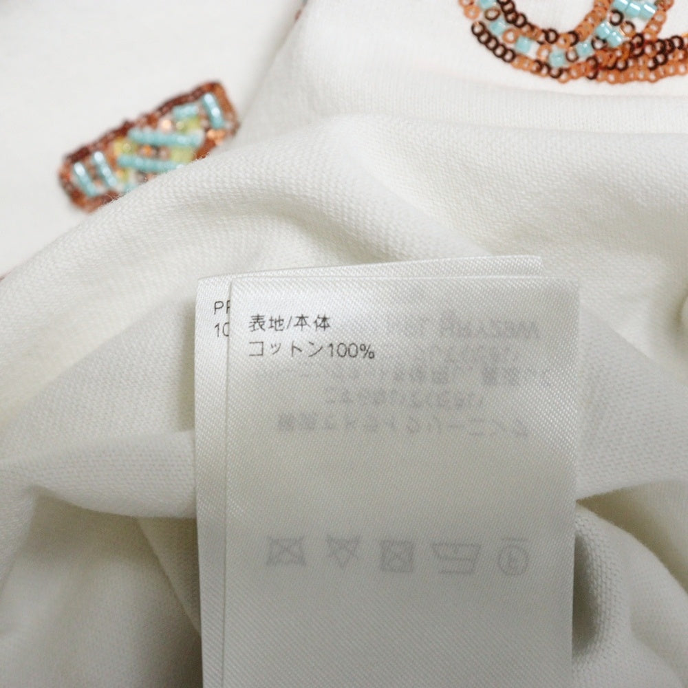 LOUIS VUITTON(ルイヴィトン) 24AW LVLovers ビジューロゴ装飾 クルーネック半袖Tシャツカットソー ホワイト RM242MM NPL HRY29W