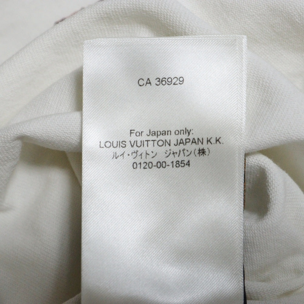 LOUIS VUITTON(ルイヴィトン) 24AW LVLovers ビジューロゴ装飾 クルーネック半袖Tシャツカットソー ホワイト RM242MM NPL HRY29W
