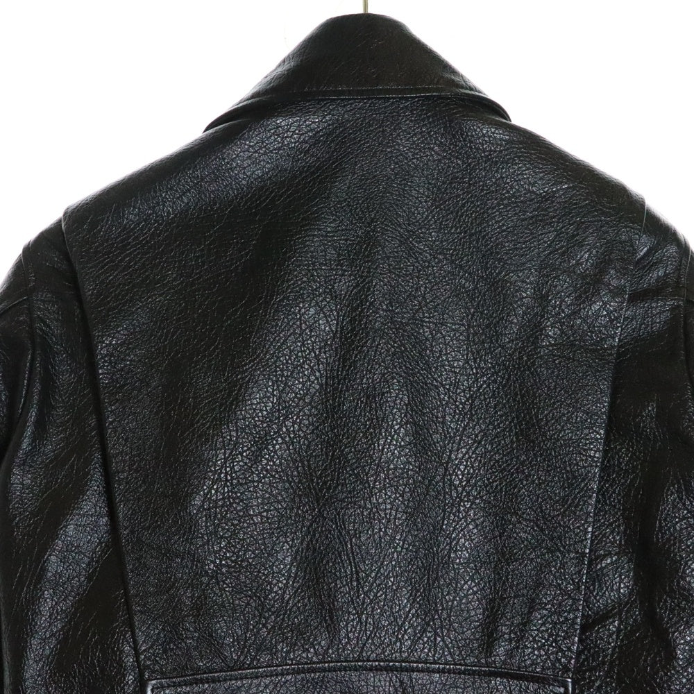 Acne Studios(アクネ ストゥディオズ) MERCI メルシー レザーライダースジャケット ブラック レディース
