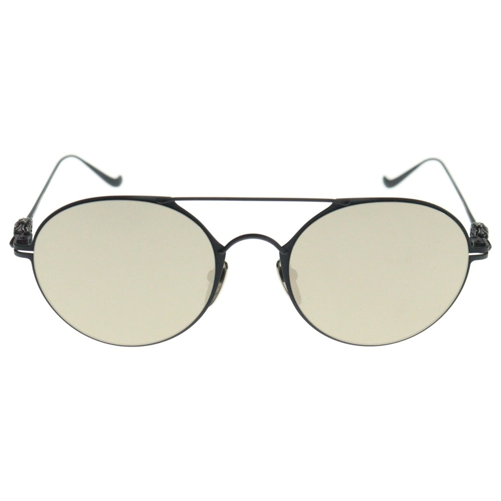 CHROME HEARTS(クロムハーツ) PAIRASS フローラル ダブルブリッジ ミラーレンズサングラス アイウェア 眼鏡 ブラック