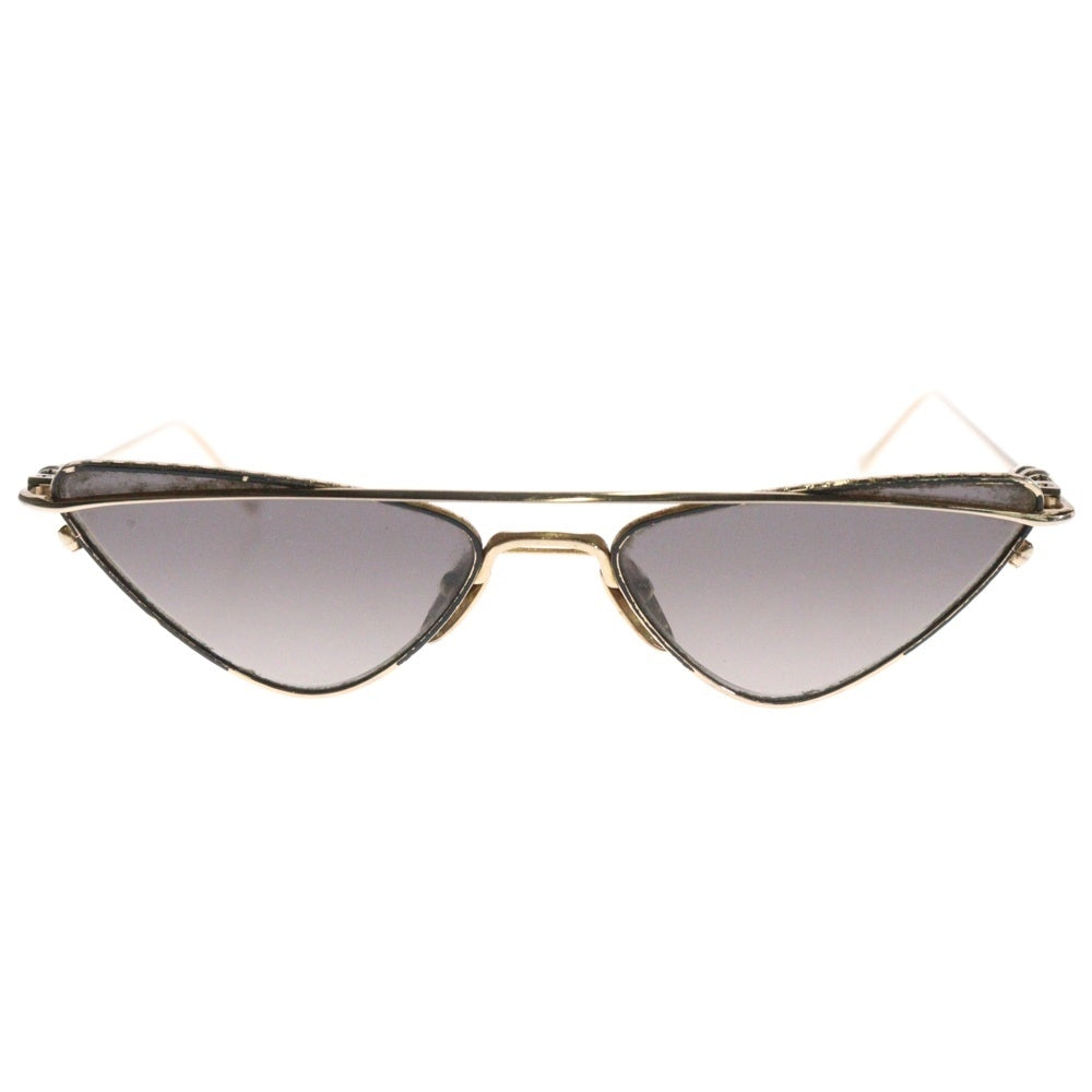 CHROME HEARTS(クロムハーツ) BOOBGEOSIE スパイクブリッジ キャットアイサングラス アイウェア 眼鏡 ゴールド/ブラック