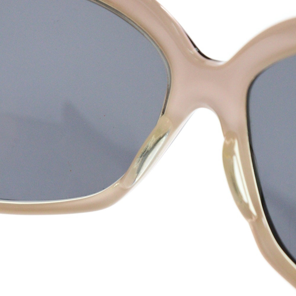 CHROME HEARTS(クロムハーツ) DISFUNCTIONAL レザートリプルクロステンプル オーバルフレームサングラス アイウェア 眼鏡 ブラック/ピンク