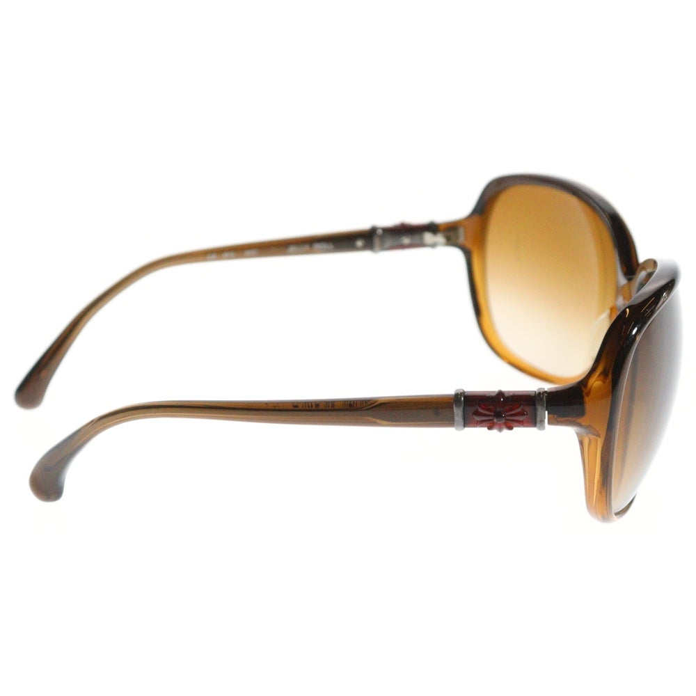 CHROME HEARTS(クロムハーツ) JELLY ROLL CHプラステンプル クリアサングラス アイウェア 眼鏡 ブラウン