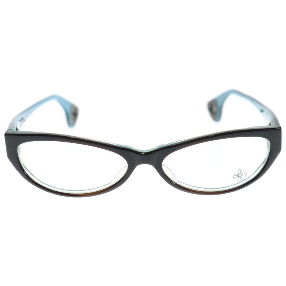 CHROME HEARTS(クロムハーツ) EDITH CHプラステンプル サングラス アイウェア 眼鏡 ブラック/ブルー