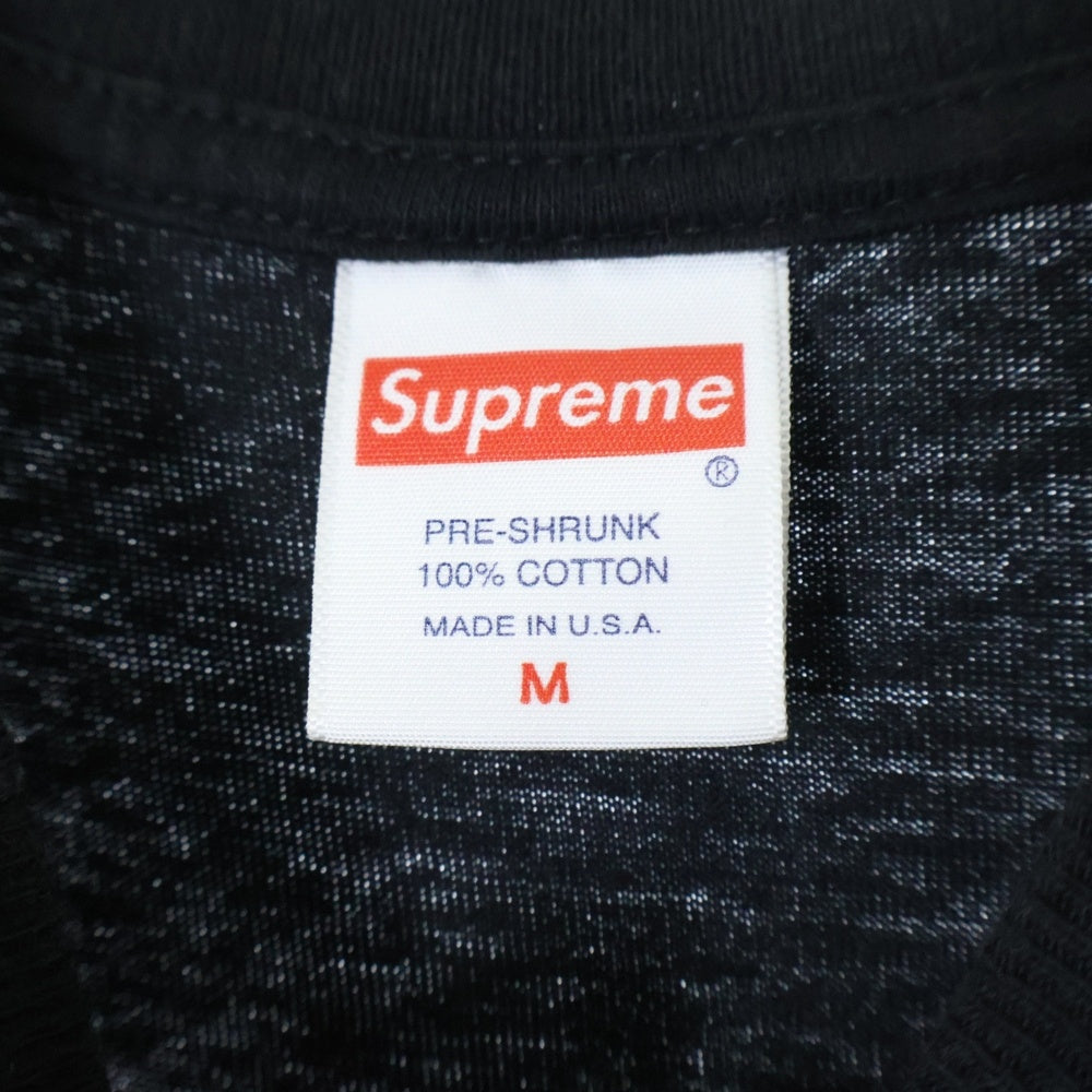 SUPREME(シュプリーム) 17AW Nas Tee ナズ フロントプリント クルーネック半袖Tシャツ カットソー ブラック