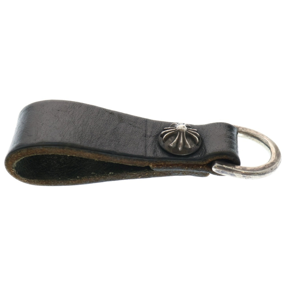 CHROME HEARTS(クロムハーツ) BELT LOOP D RING Dリング クロスボールベルトループ ブラック/シルバー BCA415