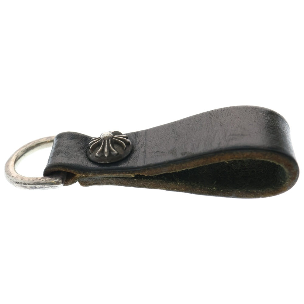 CHROME HEARTS(クロムハーツ) BELT LOOP D RING Dリング クロスボールベルトループ ブラック/シルバー BCA415