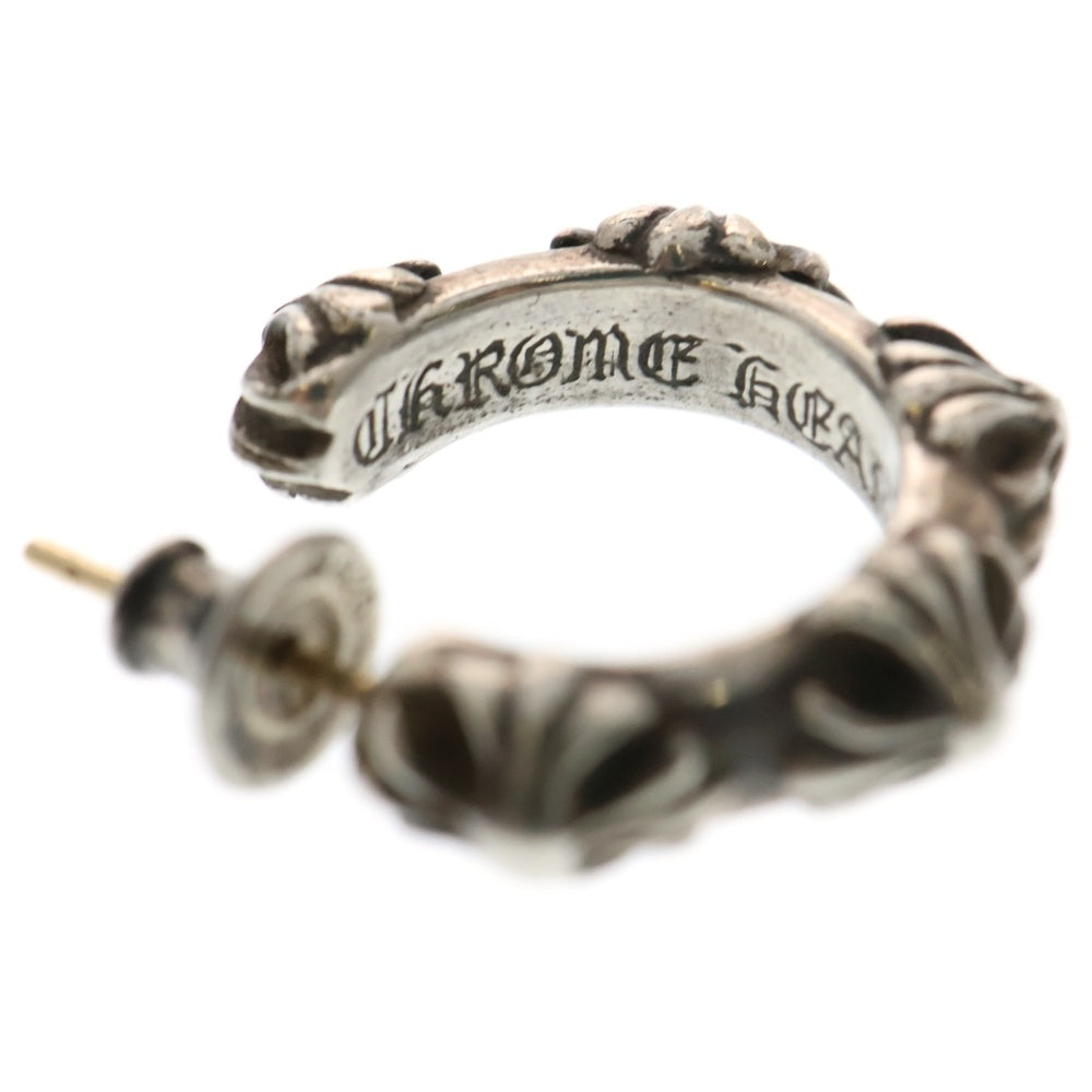 CHROME HEARTS(クロムハーツ) HOOP CROSS クロスバンド フープピアス シルバー BCA100