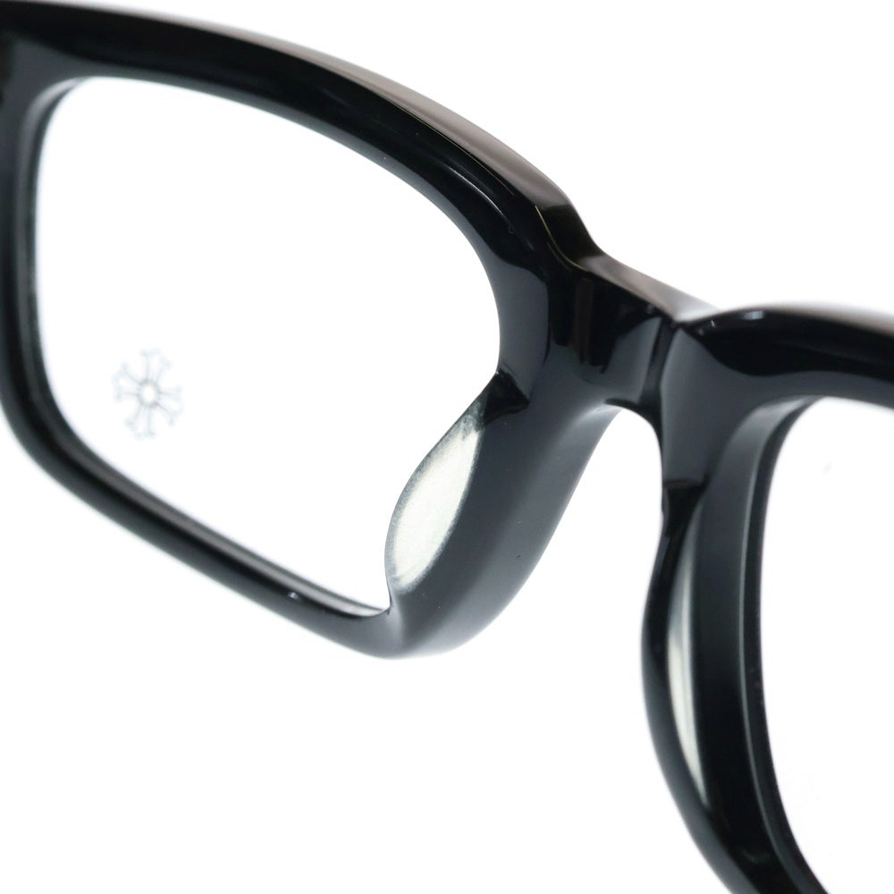 CHROME HEARTS(クロムハーツ) PONTIFASS BSフレア装飾 スクエアレンズサングラス アイウェア ブラック
