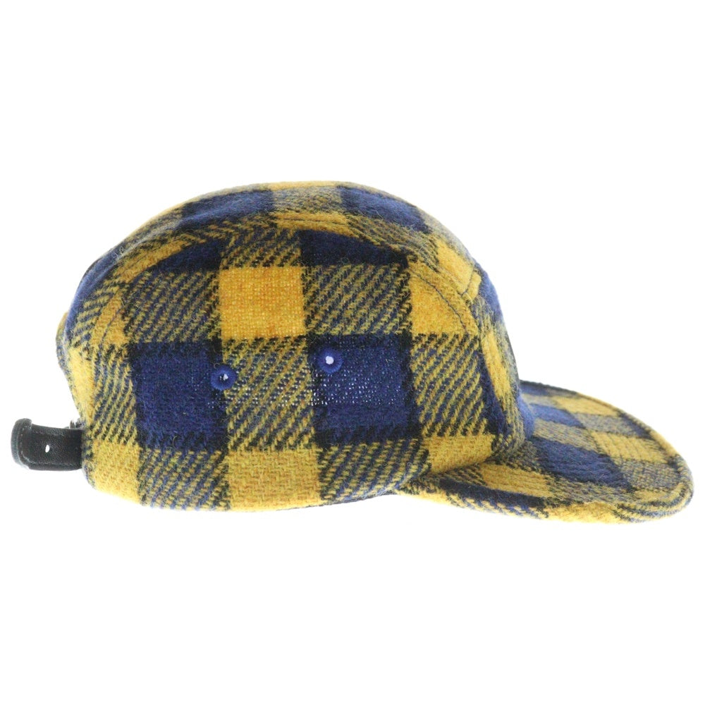SUPREME(シュプリーム) 25SS Harris Tweed Camp Cap ハリスツイード キャンプキャップ 帽子 イエロー