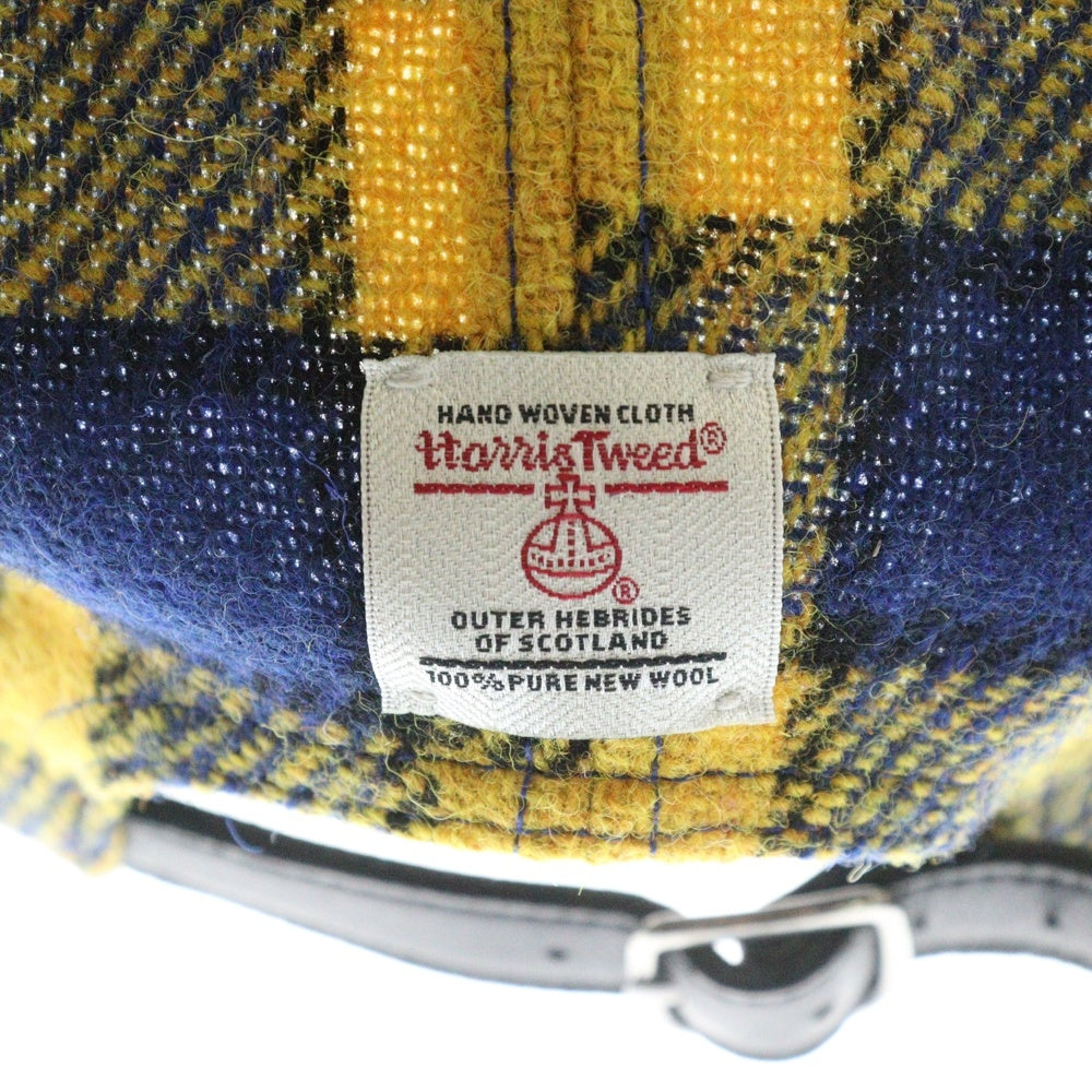 SUPREME(シュプリーム) 25SS Harris Tweed Camp Cap ハリスツイード キャンプキャップ 帽子 イエロー