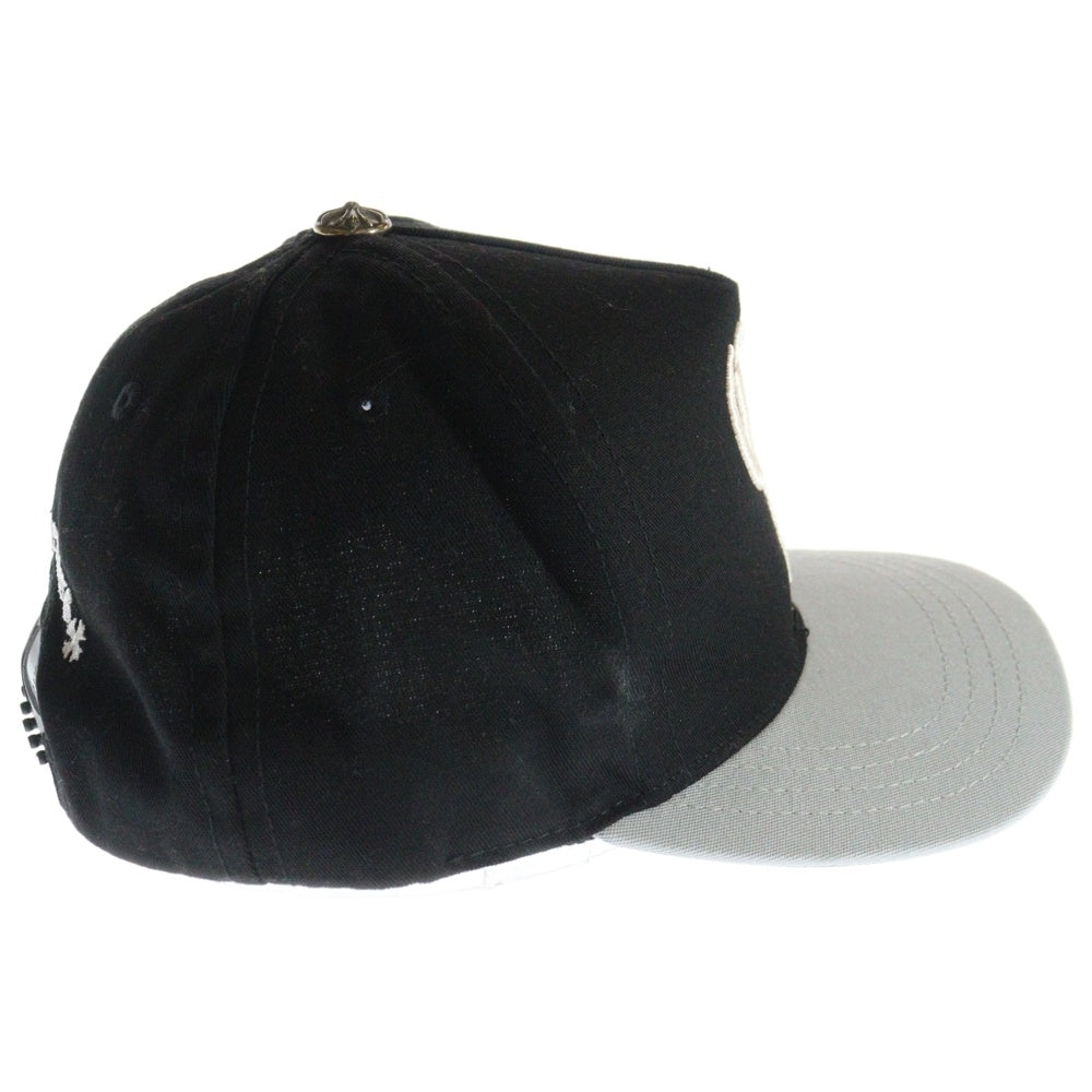 CHROME HEARTS(クロムハーツ) CH LOGO BASEBALL CAP 5パネル フロントロゴ ベースボールキャップ 帽子 ブラック/グレー