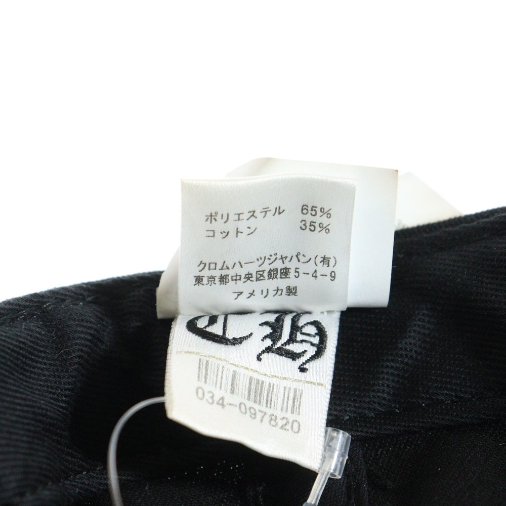 CHROME HEARTS(クロムハーツ) CH LOGO BASEBALL CAP 5パネル フロントロゴ ベースボールキャップ 帽子 ブラック/グレー