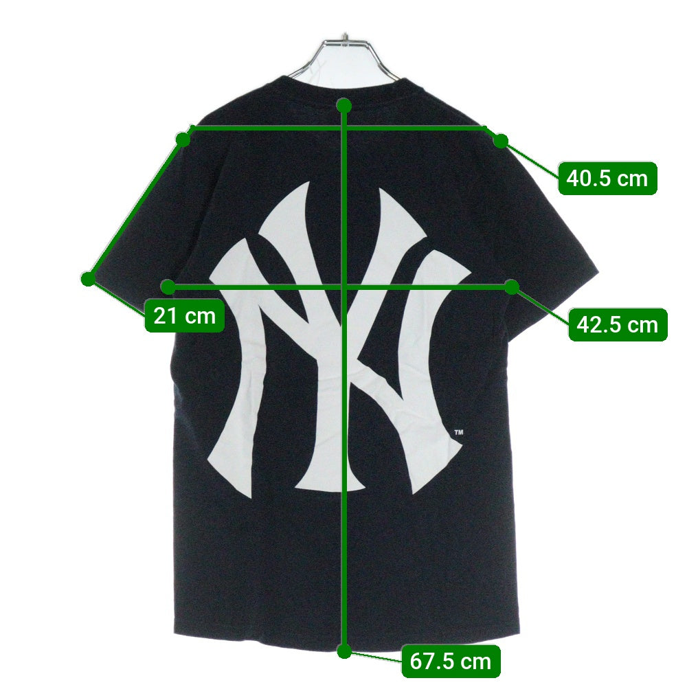 SUPREME(シュプリーム) 15SS ×New York Yankees Box Logo Tee ニューヨークヤンキース ボックスロゴ半袖Tシャツ カットソー ネイビー