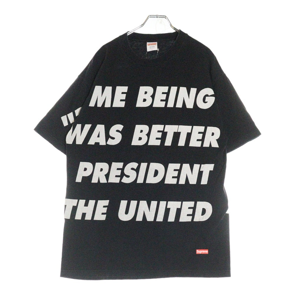 SUPREME(シュプリーム) 07AW ×WTAPS GANGSTER PRESIDENT GOODFELLAS Box Logo ギャングスター プレジデント ボックスロゴ ブラック