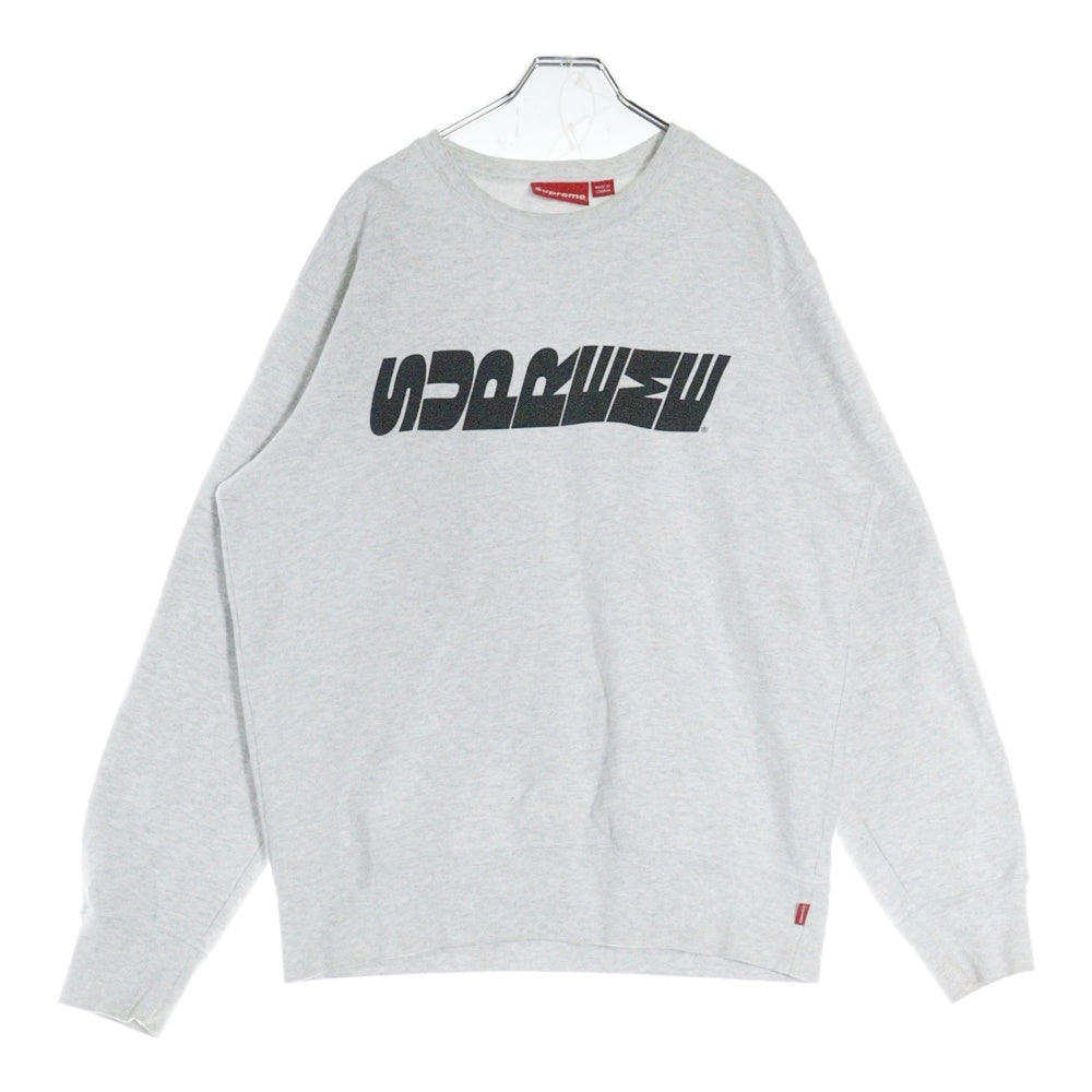 SUPREME(シュプリーム) 19AW Breed Crewneck ブレードロゴ クルーネックスウェットトレーナー グレー