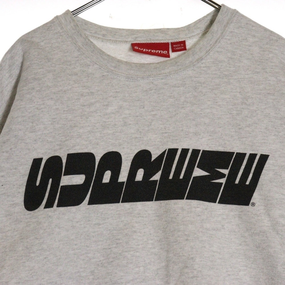 SUPREME(シュプリーム) 19AW Breed Crewneck ブレードロゴ クルーネックスウェットトレーナー グレー