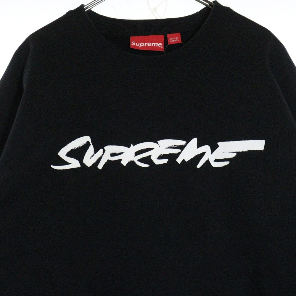 SUPREME(シュプリーム) 20AW Futura Logo Crewneck フューチュラロゴプリント クルーネックスウェットトレーナー ブラック