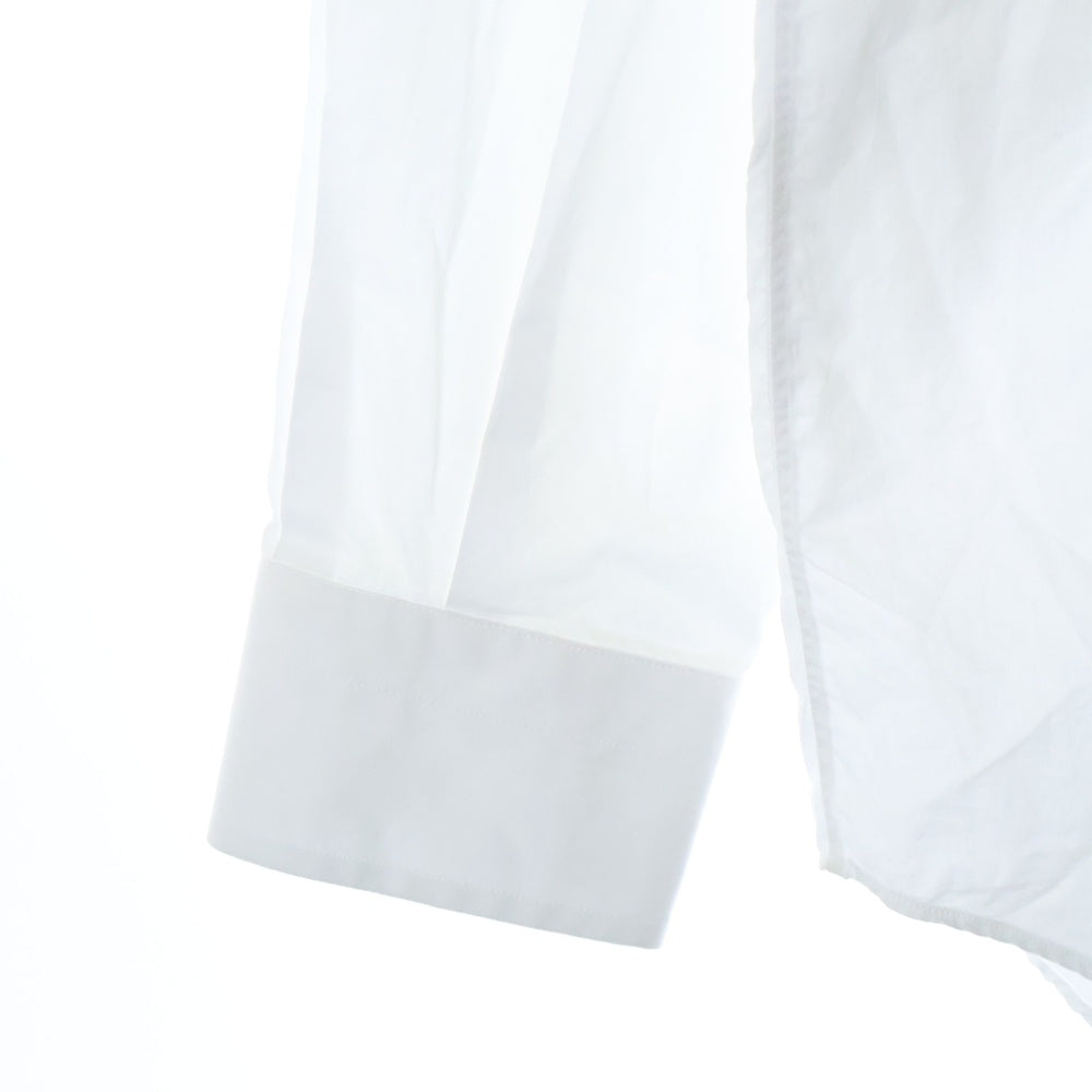 CHROME HEARTS(クロムハーツ) BS FLEUR DRESS SHIRT BSフレアボタン オーバーサイズコットン長袖シャツ ホワイト