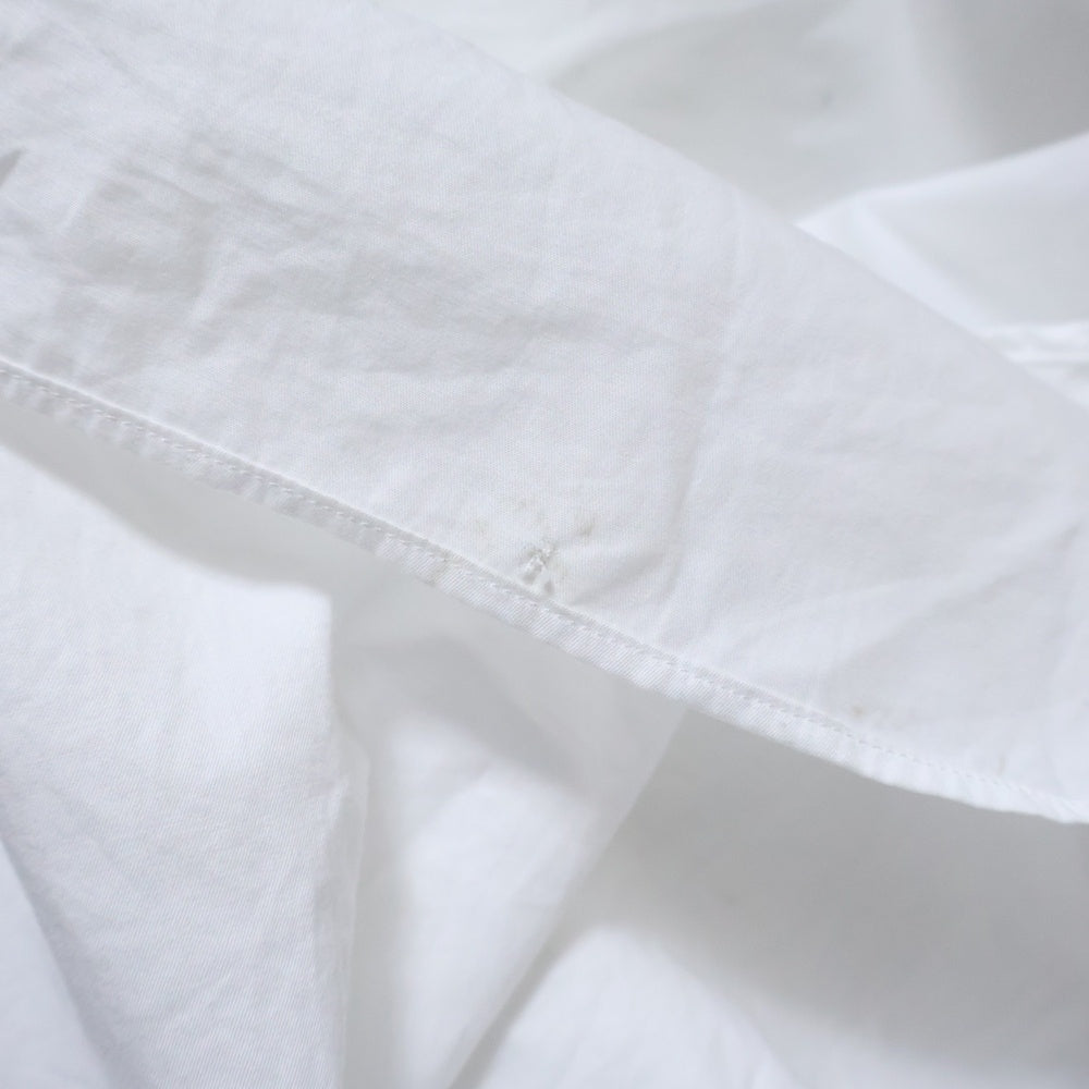 CHROME HEARTS(クロムハーツ) BS FLEUR DRESS SHIRT BSフレアボタン オーバーサイズコットン長袖シャツ ホワイト