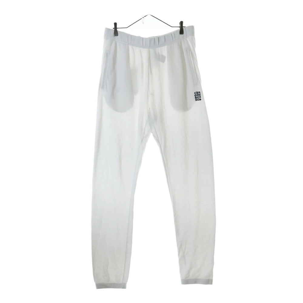CHROME HEARTS(クロムハーツ) Y NOT Sweat Pants ロゴ刺繍ワイノットスウェットロングパンツ ホワイト