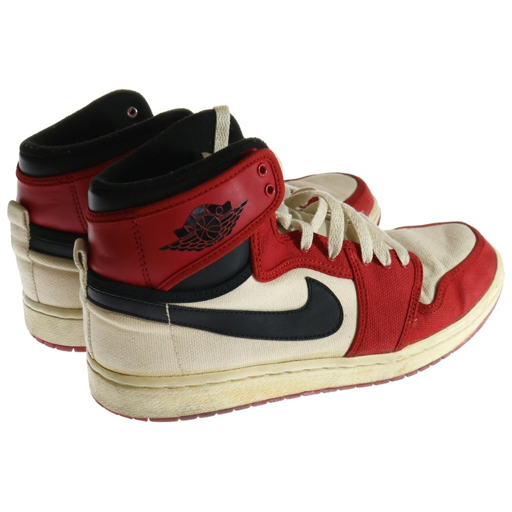 NIKE(ナイキ) RETRO KO HIGH 402297-101 エアジョーダン1 ノックアウト ハイカットスニーカー シカゴ US9.5/27.5cm ホワイト/レッド