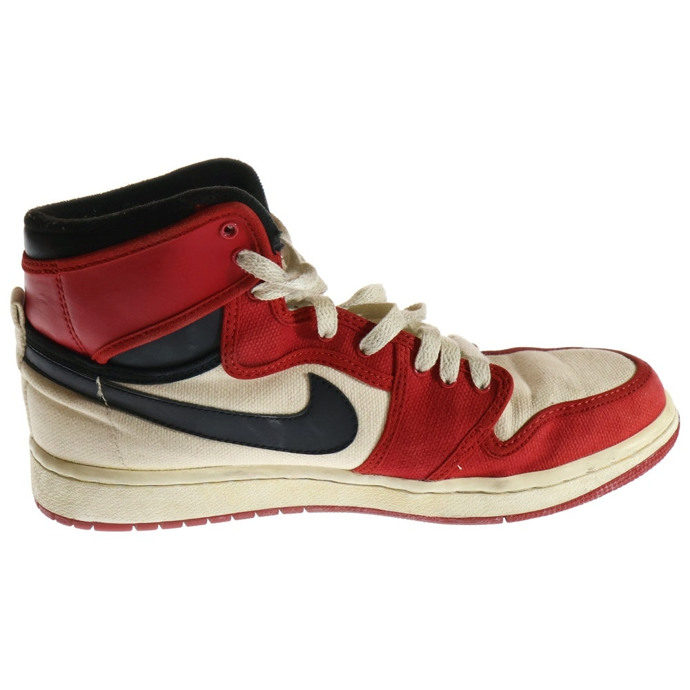 NIKE(ナイキ) RETRO KO HIGH 402297-101 エアジョーダン1 ノックアウト ハイカットスニーカー シカゴ US9.5/27.5cm ホワイト/レッド